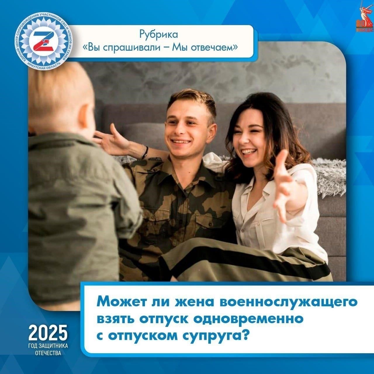 Понимание права супругов военнослужащих на одновременный отпуск с их партнерами