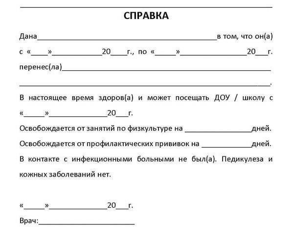 Как написать правдоподобную справку о болезни для отсутствия в школе