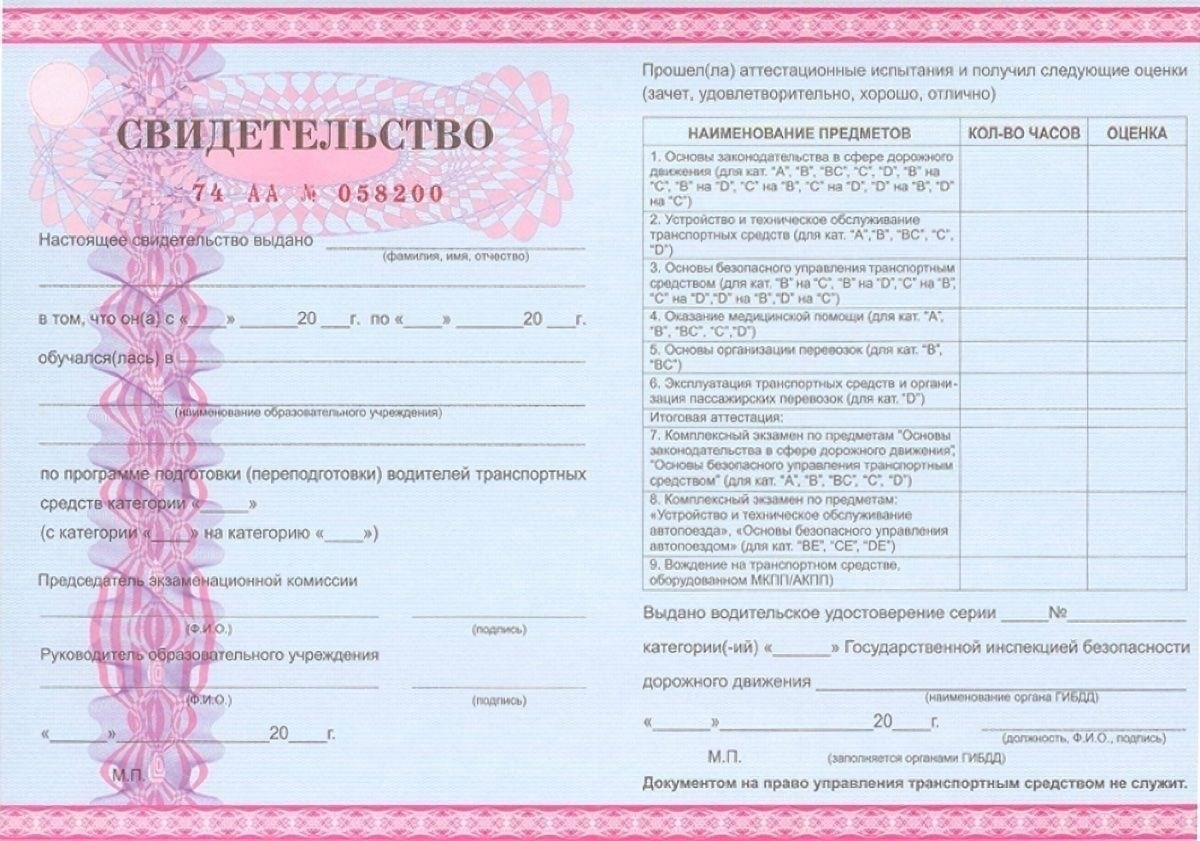 Как обновить сертификаты автошколы после изменения имени