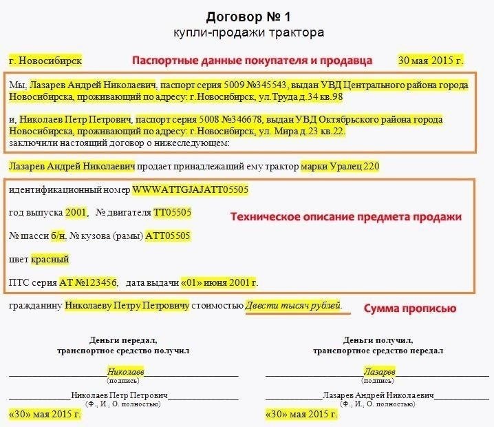 Как правильно составить договор купли-продажи оборудования