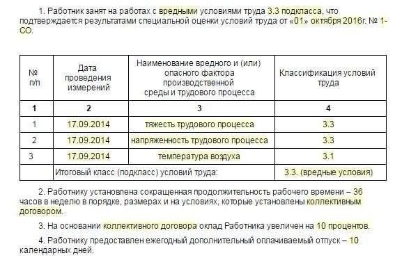 Критерии соответствия специальным льготам