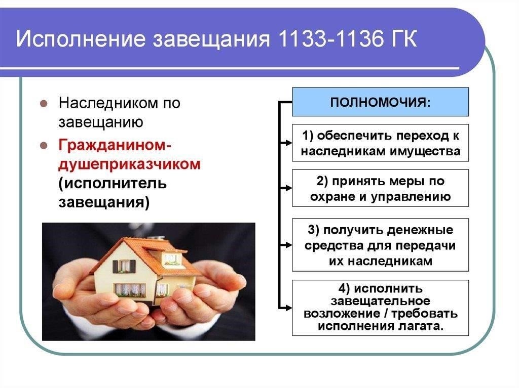 Обращение к душеприказчику или адвокату, занимающемуся наследством