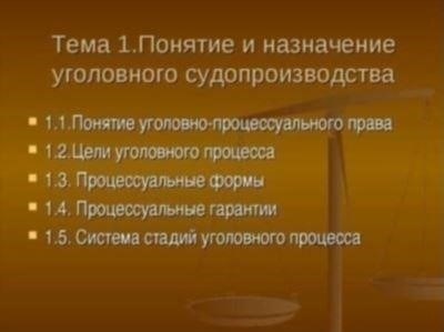 Понимание роли осмотра в уголовном судопроизводстве